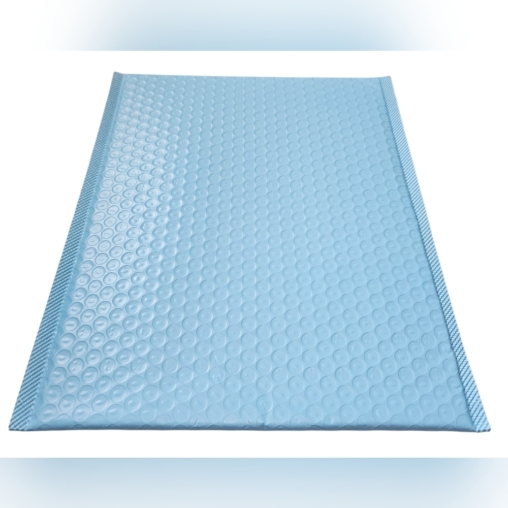 Light Blue Heavy Duty Poly Bubble Mailer, 20 Count 9" x 12", Waterproof.